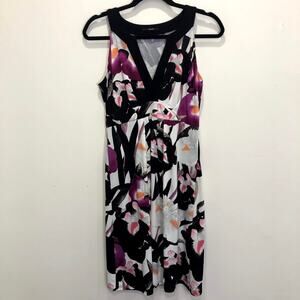 Tahari Floral V-Neck Lightweight Size Small Y2K‎ Babydoll